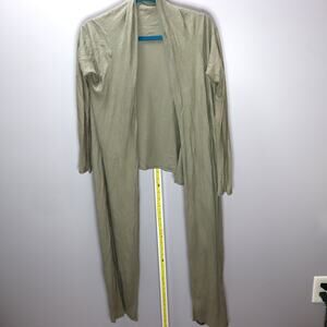 Lilla P Pima Cotton Long Wrap‎ Cardigan w/ Extra Ties Size S